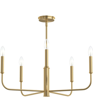 Reines 5-Light Medium Chandelier Brushed Gold