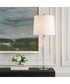 Colette White Stone Table Lamp