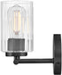 Leta 2-Light Small Two Light Vanity in Black