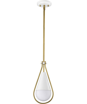 Admiral 1-Light Pendant Matte White