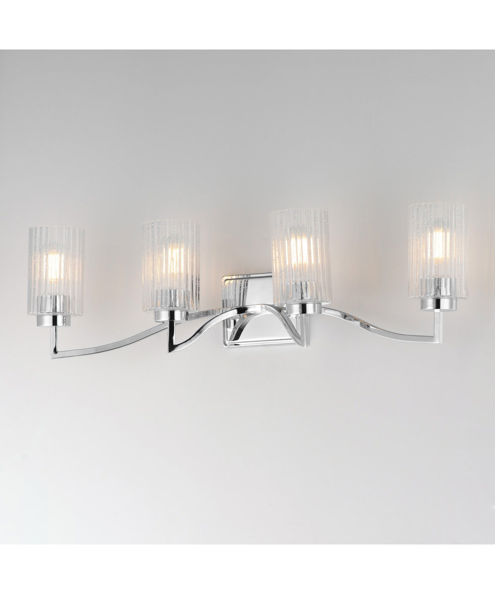 Rigata 4-Light Bath Vanity Polished Nickel