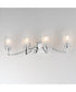 Rigata 4-Light Bath Vanity Polished Nickel