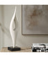 Fluid Drop White Stone Sculpture