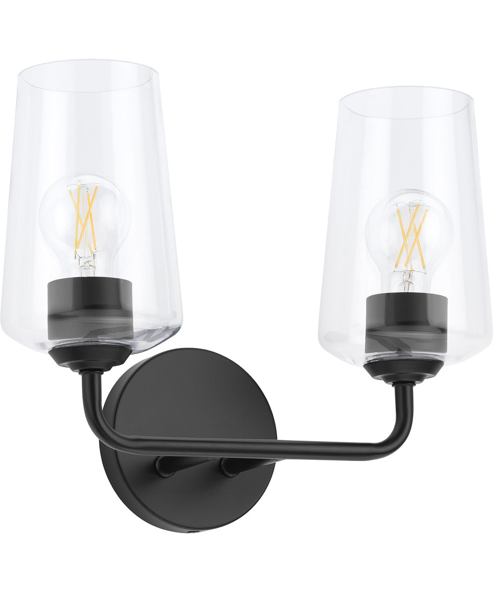 Celino 2-Light Bath & Vanity Black