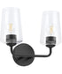 Celino 2-Light Bath & Vanity Black