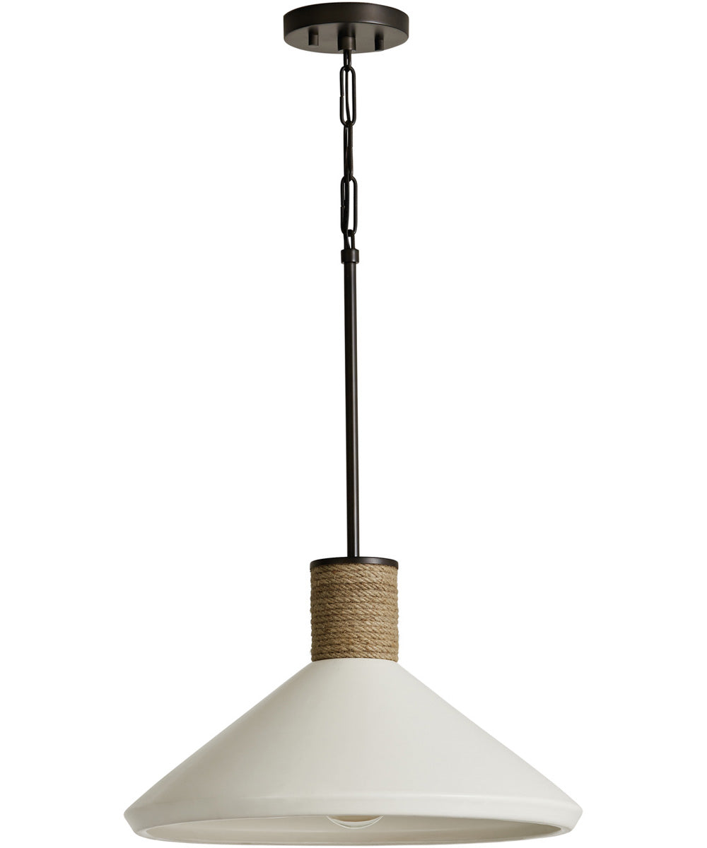 Destin 1-Light Pendant Dark Pewter