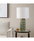 Hensley Ivory & Green Table Lamp