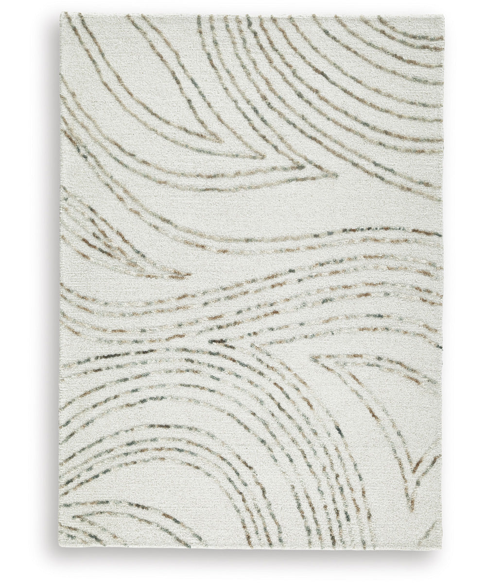 Deenbury Medium Rug Ivory/Green/Brown