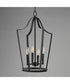Arden 4-Light Pendant Black