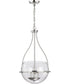 Amado 3-Light Pendant Polished Nickel