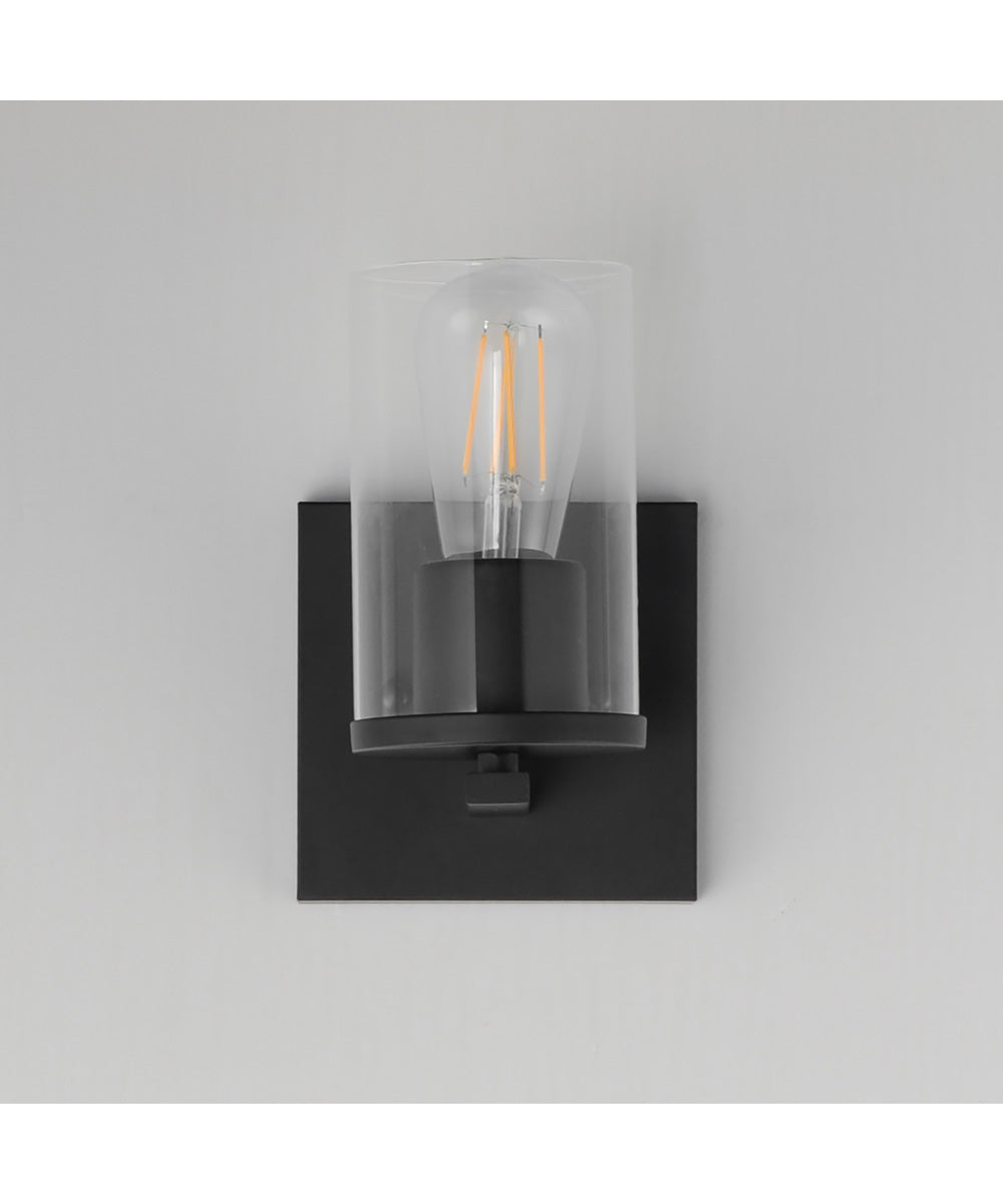 Lateral 1-Light Bath Vanity Black