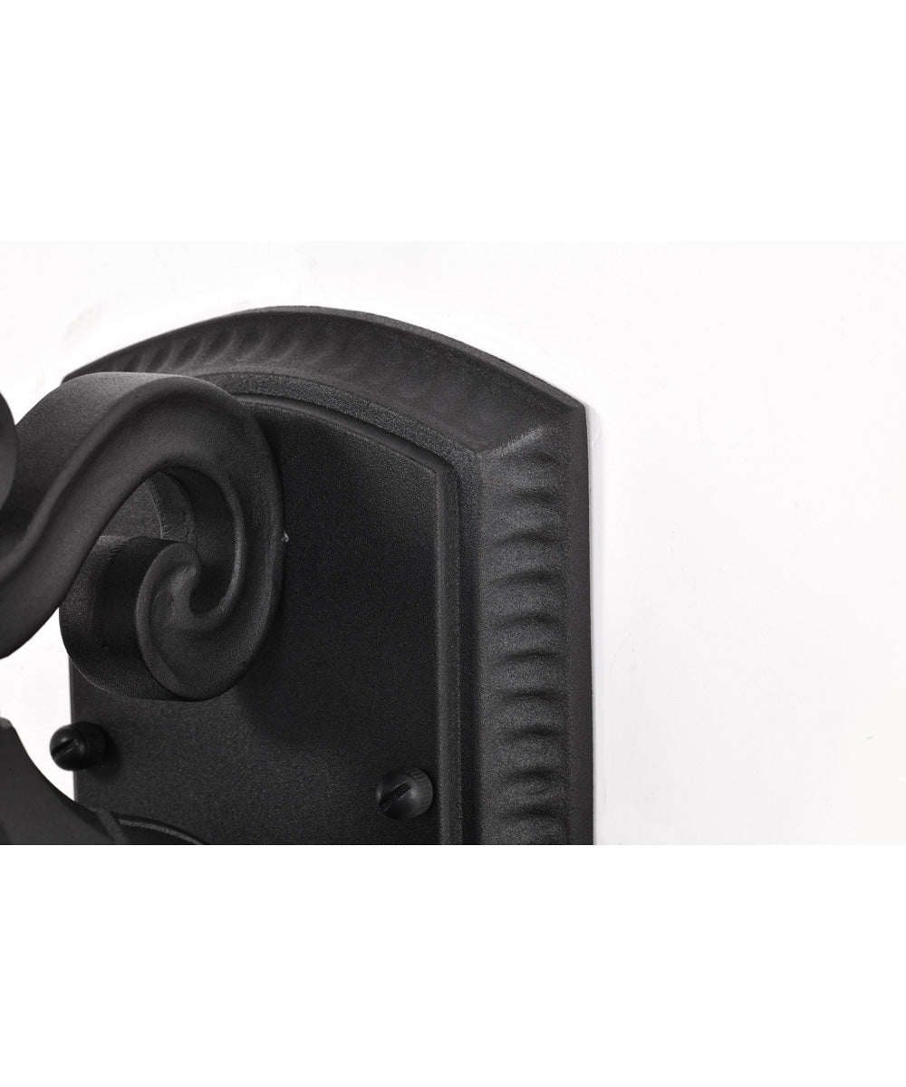 East River 1-Light Outdoor Matte Black