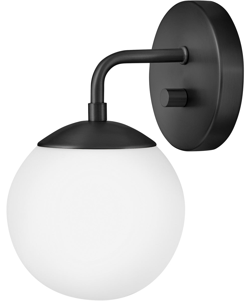 Julep 1-Light Medium Single Light Sconce in Black