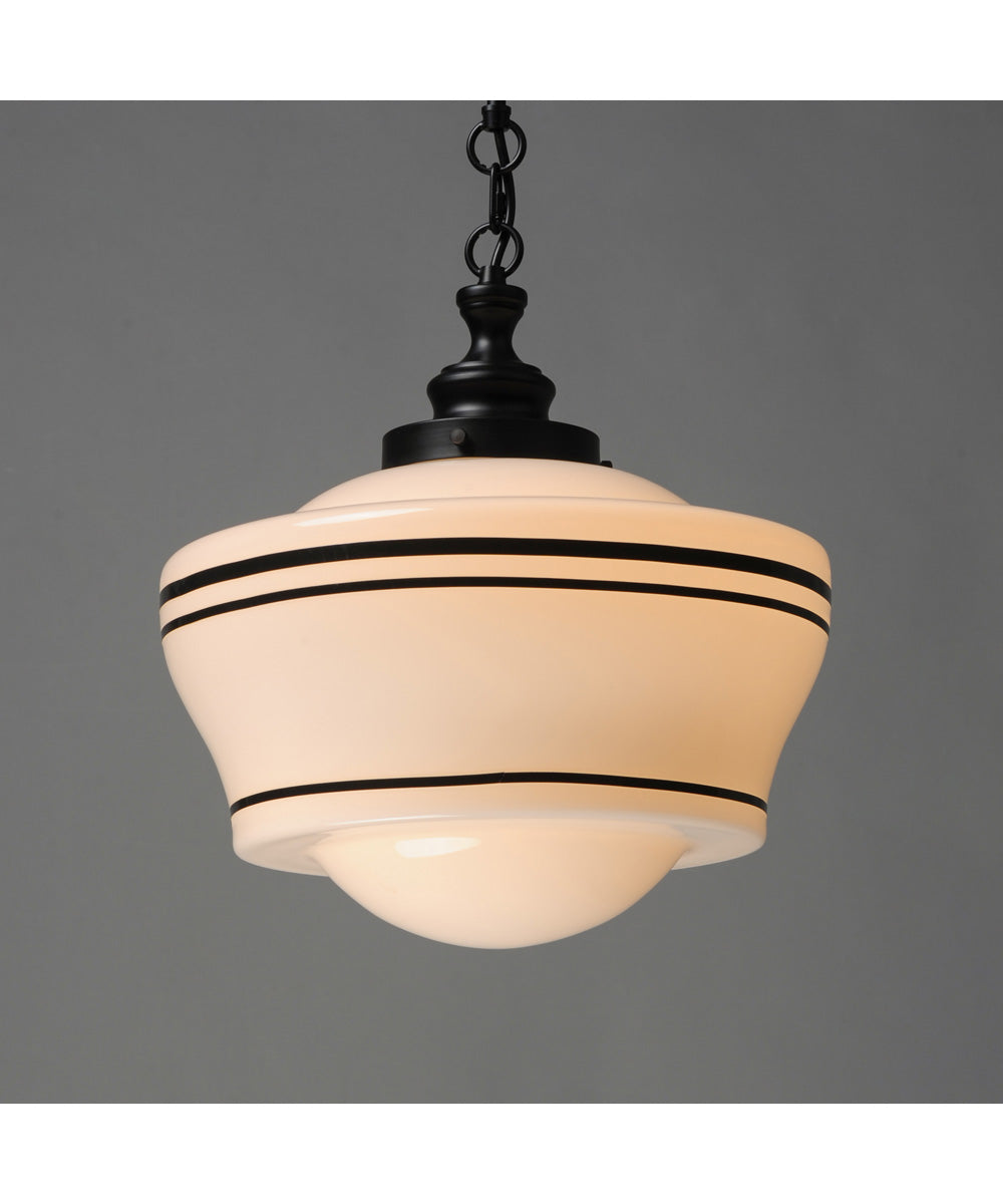 Eureka 1-Light Pendant Black