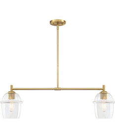 Summer Jazz 2 Light Island Brushed Gold