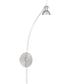 Ricardo 1-light Wall Mount Light Fixture Satin Nickel