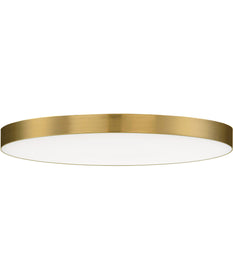 Trim 11 inch RD LED Flush Mount 3000K Satin Brass