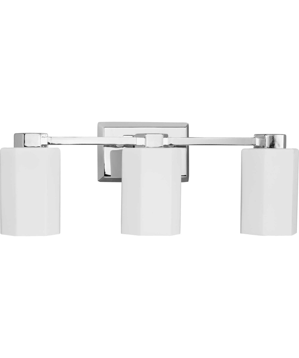 Estrada 3-Light Contemporary Bath & Vanity Light Polished Chrome