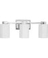 Estrada 3-Light Contemporary Bath & Vanity Light Polished Chrome