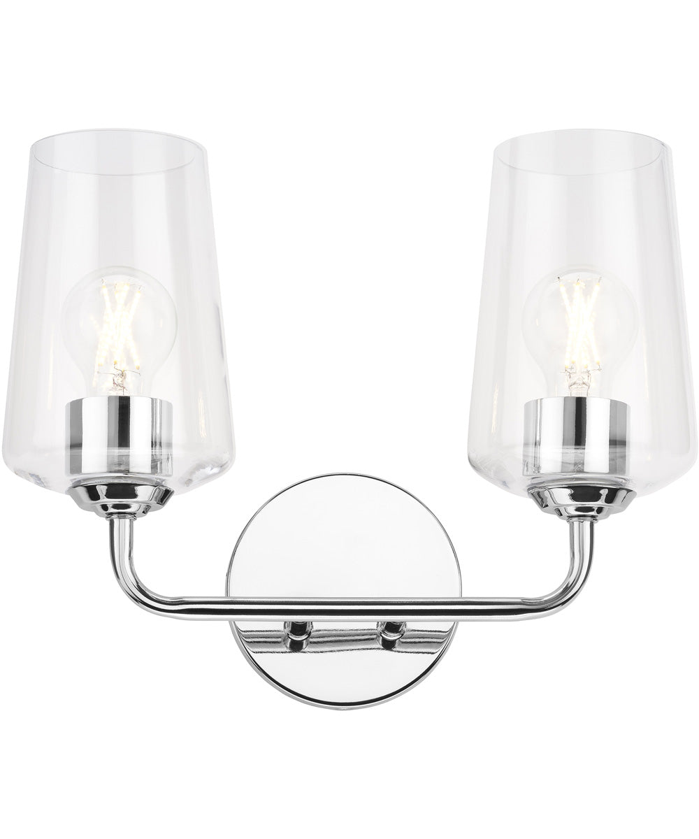Celino 2-Light Bath & Vanity Polished Chrome