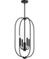 Reines 4-Light Foyer Pendant Matte Black