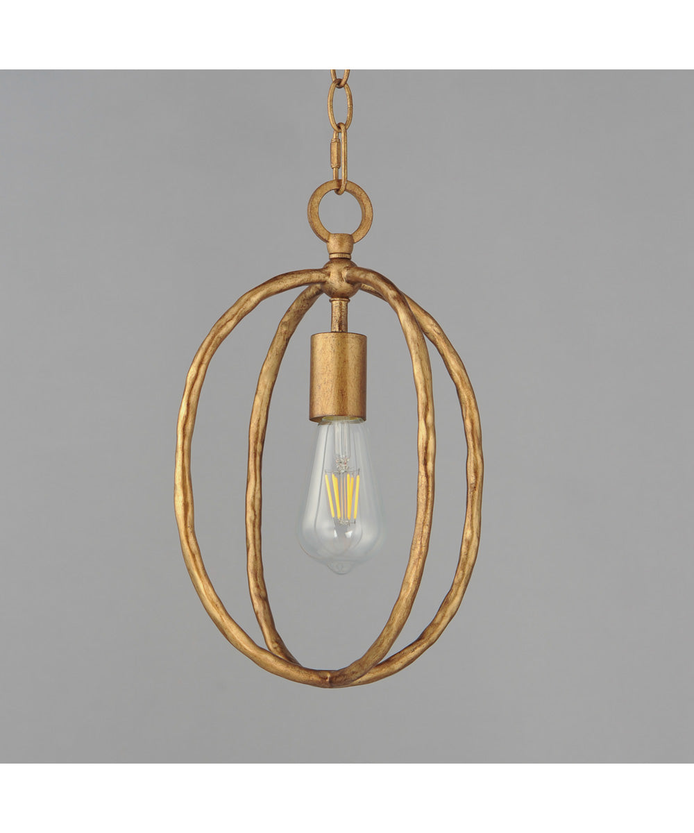 Martel 1-Light Mini Pendant Etruscan Gold