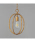 Martel 1-Light Mini Pendant Etruscan Gold