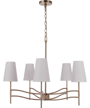 Astor 5-Light Lighting Satin Brass