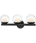 Sunni 3-Light Medium Three Light Vanity in Black