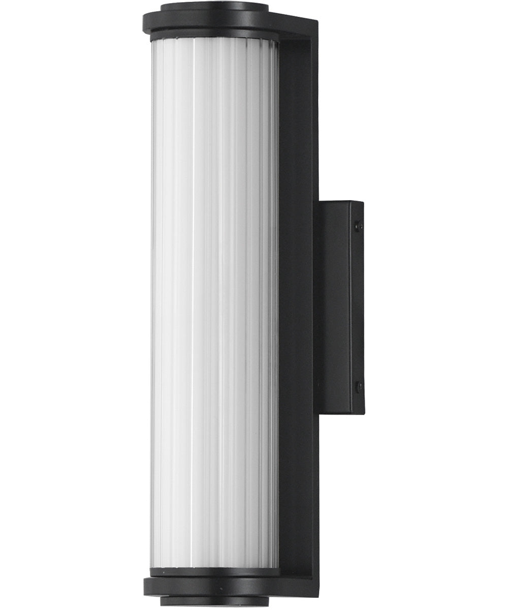 Vetra Small LED Outdoor Wall Sconce Black
