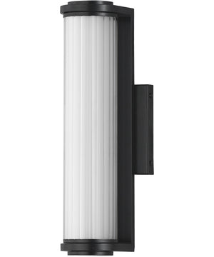 Vetra Small LED Outdoor Wall Sconce Black
