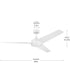 Velto 60-in. 3-Blade LED Modern Ceiling Fan Matte White
