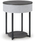 Sethlen Accent Table with Speaker Gray/Black