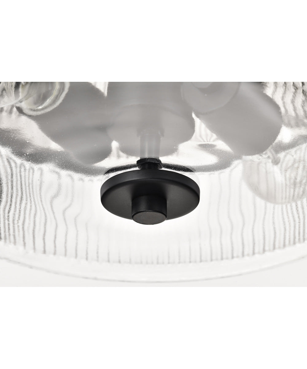 Grayson 2-Light Close-to-Ceiling Matte Black