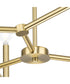 Arya 12-Light Chandelier Brushed Gold
