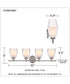 Vivienne 4-light Bath Light Brushed Nickel
