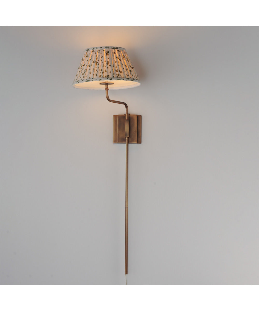 Dunbridge 1-Light Wall Sconce Weathered Brass