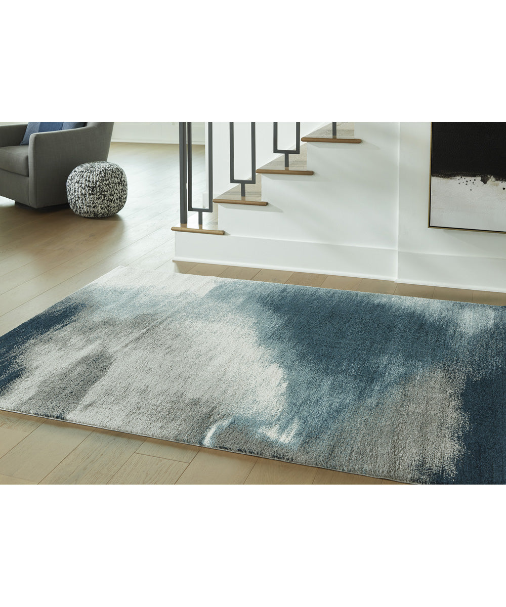 Brentward Medium Rug Blue/Gray/Ivory