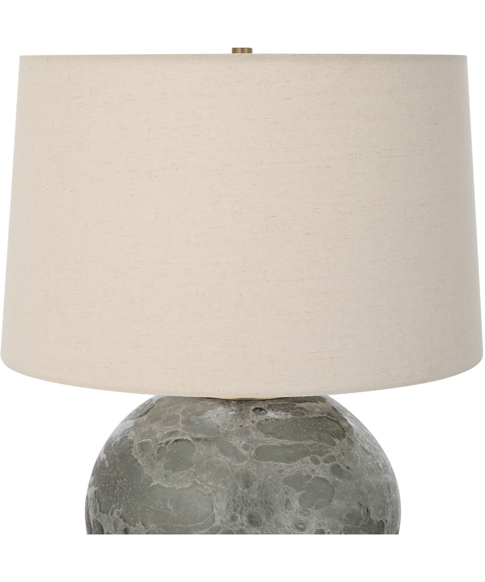 Lunia Gray Glass Table Lamp