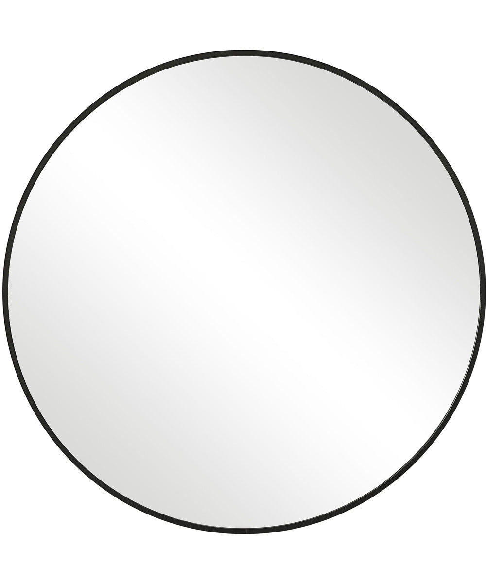 24x24" Wall Mirror in Satin Black