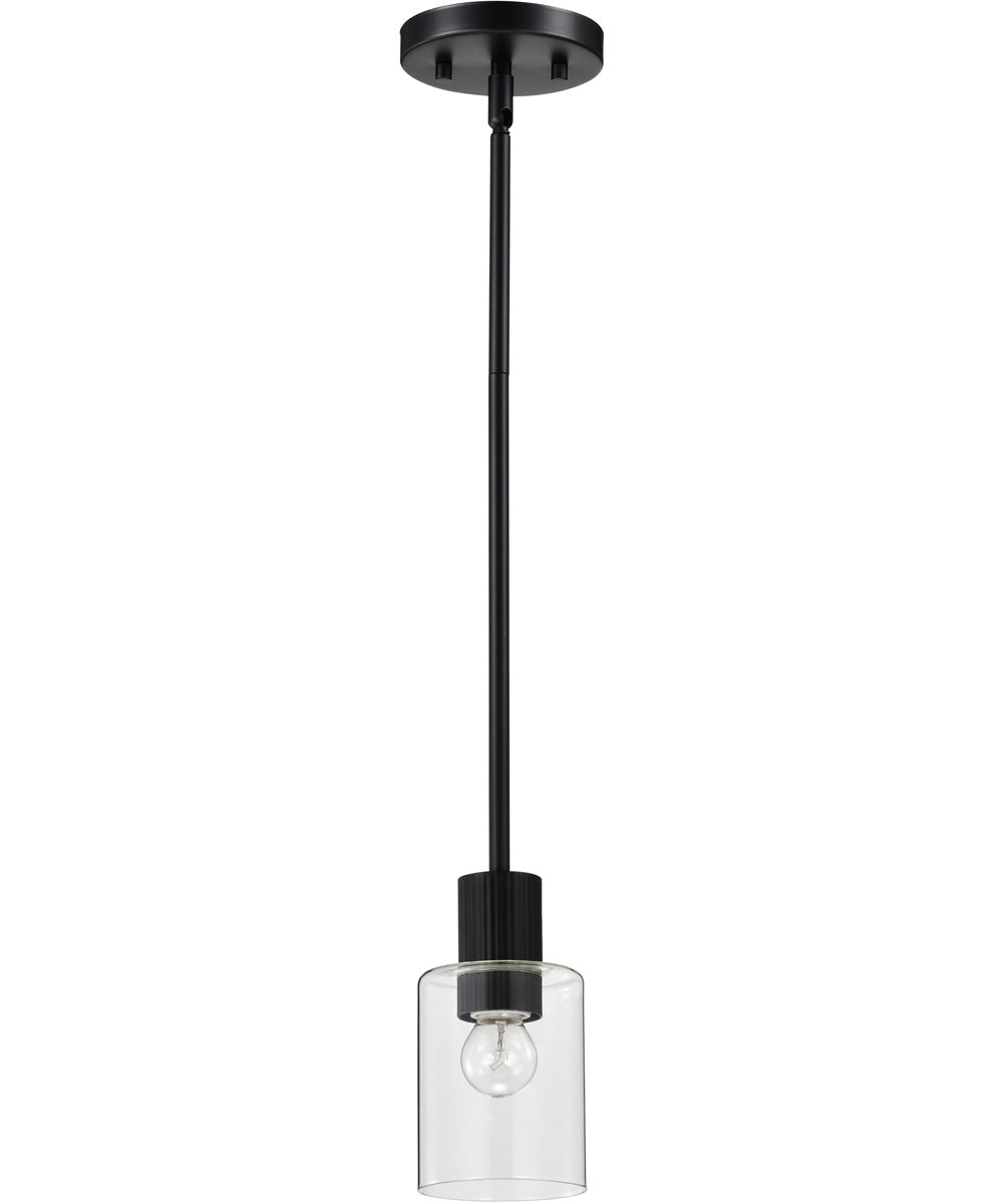 Clarksville 1-Light Pendant Matte Black