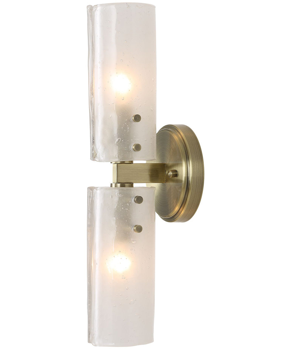 Mistie 2 Light Glass Sconce