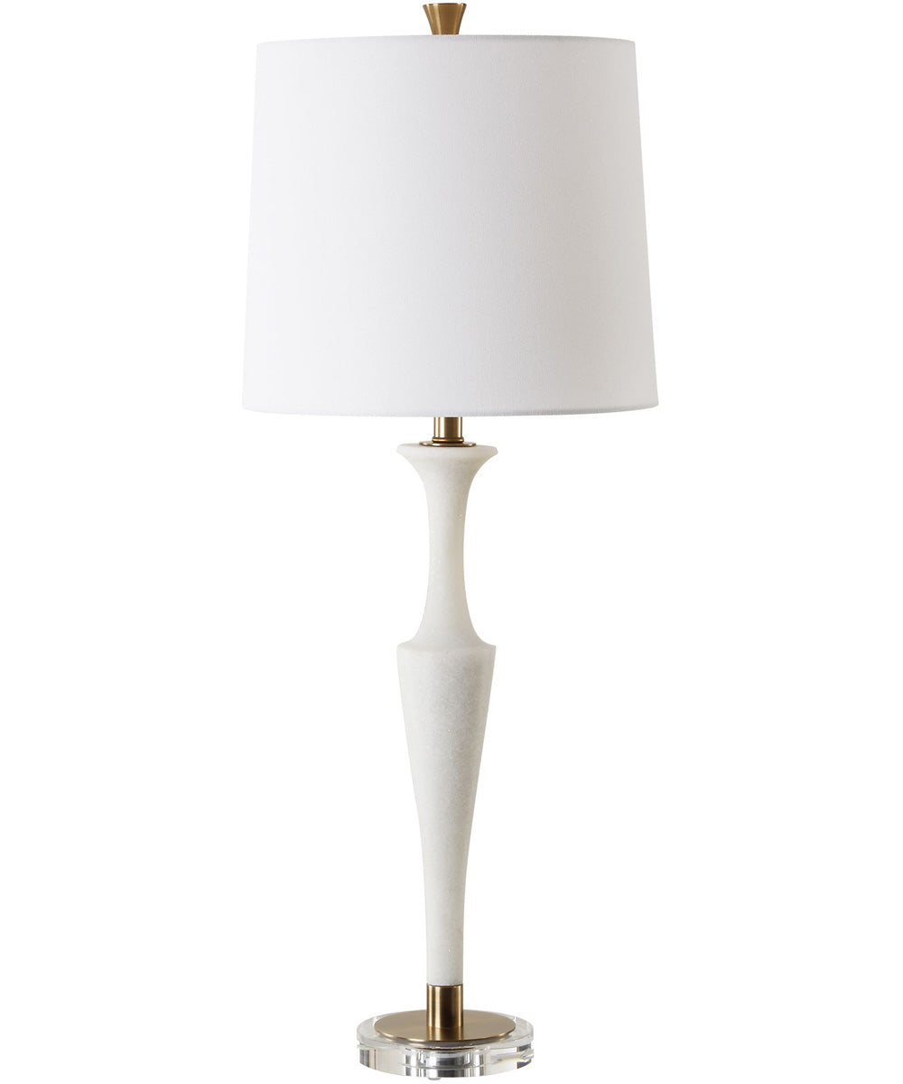 Colette White Stone Table Lamp