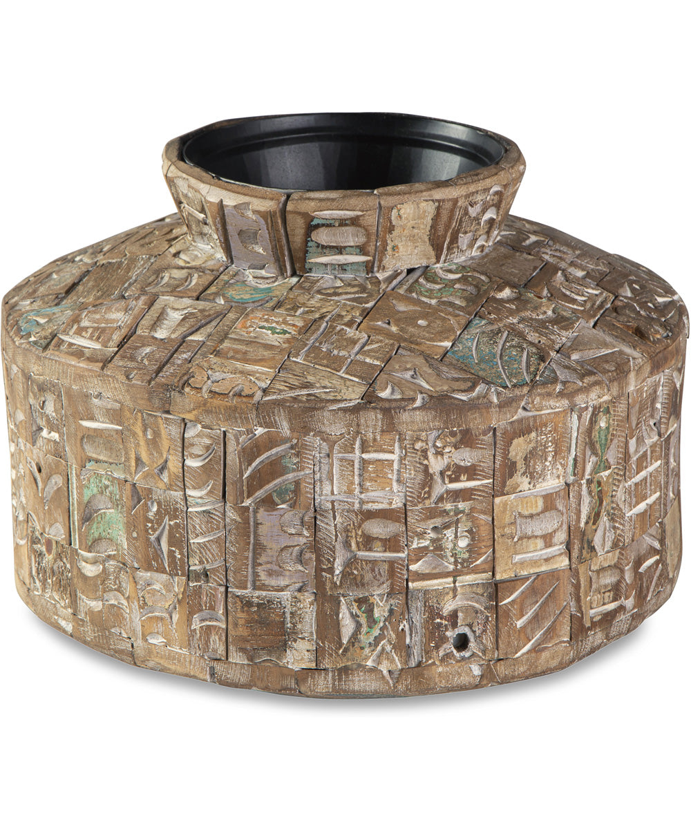 Meltland Vase Natural/Black