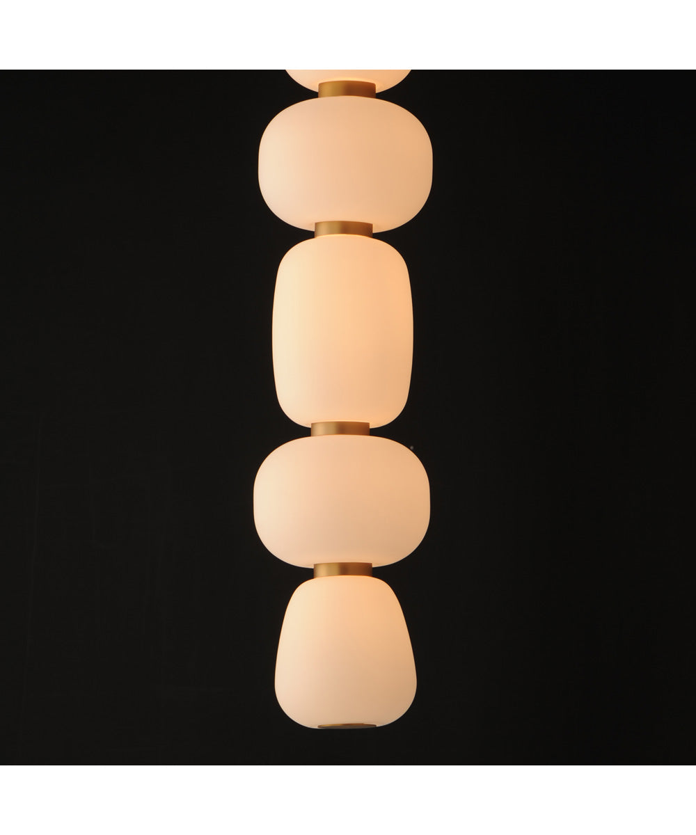 Soji Single LED Pendant Black / Gold