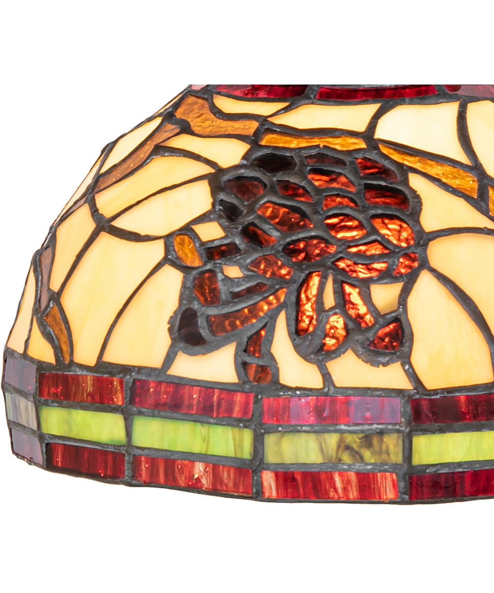 8" Wide Pinecone Flushmount