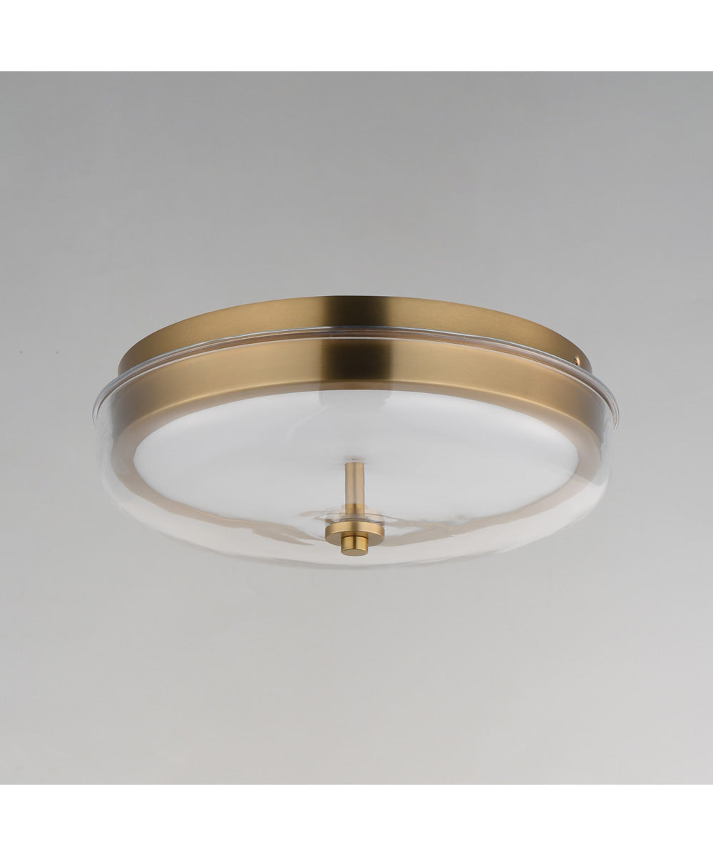 Voto LED Flush Mount Natural Aged Brass