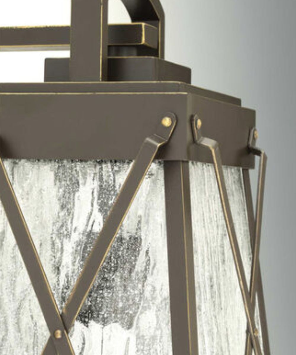 Creighton 1-Light 12"h Small Outdoor Wall-Lantern  Antique Bronze Finish by Progress