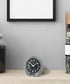 OPEN BOX Travel Alarm Clock Sakai Metallic Dark Silver
