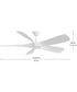 Vernal 60-in 5-Blade LED Wi-Fi Transitional Indoor/Outdoor Smart DC Ceiling Fan Satin White